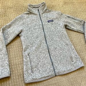 Patagonia Women’s Better Sweater Full Zip Fleece Jacket - Birch White